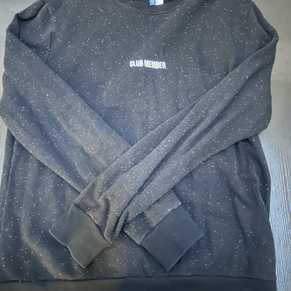 H&M Black Speckled Sweater